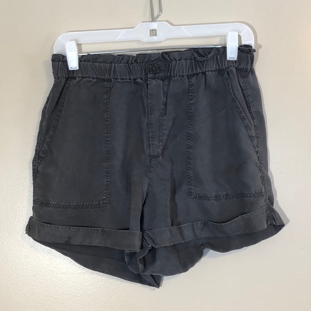 Aerie Grey Paper-Bag Short